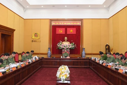 Quang cảnh hội nghị. (Ảnh: Cổng thông tin Bộ Công an)