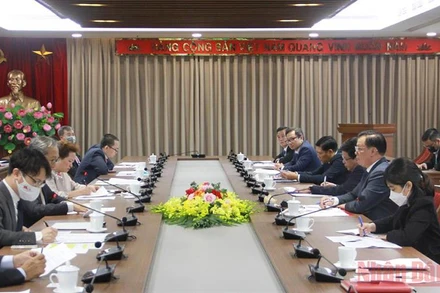 Quang cảnh buổi tiếp chiều 23/3.