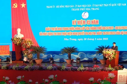 Quang cảnh buổi lễ.