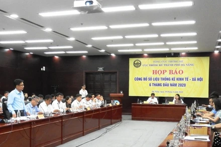 Họp báo Công bố số liệu thống kê tình hình kinh tế, xã hội TP Đà Nẵng sáu tháng đầu năm 2020. 