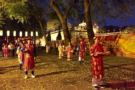 Tour đêm Giải mã Hoàng thành Thăng Long sẽ được giới thiệu tại Lễ hội Du lịch Hà Nội 2022.