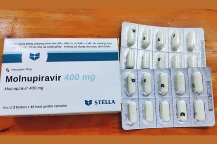 Thuốc kháng virus Molnupiavir. 