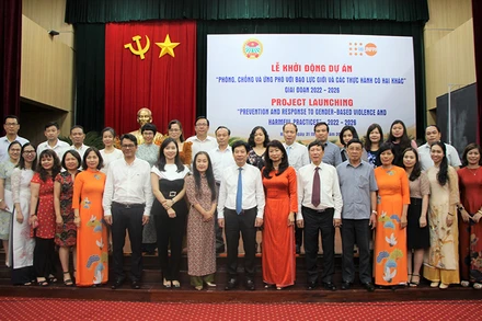 Lễ khởi động dự án (Ảnh: UNFPA).