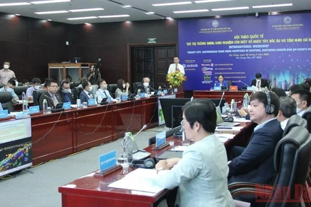 Quang cảnh hội thảo, sáng 20/5.