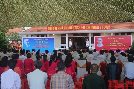 Quang cảnh buổi lễ.