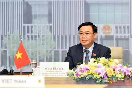 Chủ tịch Quốc hội Vương Đình Huệ. Ảnh: DUY LINH