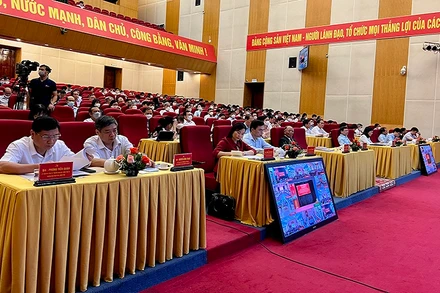 Các đại biểu tham dự hội nghị.