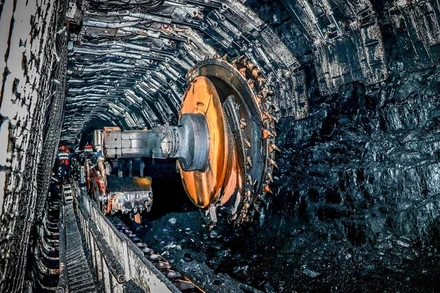 Dây chuyền khai thác than thông minh tại Khu tự trị Nội Mông, Trung Quốc. (Ảnh: Tân Hoa Xã)