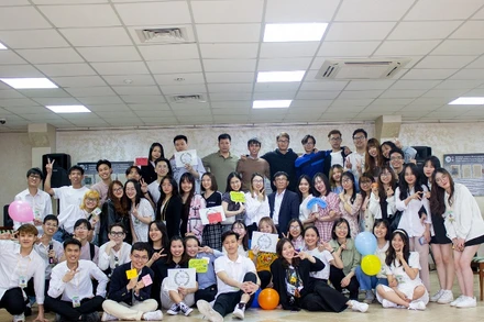 Cuộc thi “Tiếng Việt giàu đẹp” nhận được sự hưởng ứng nhiệt tình tại TP Kazan. (Ảnh: HUY HOÀNG)