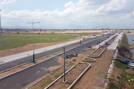 Khu đô thị mới Nam thành phố Tuy Hòa, Phú Yên giảm giá trái pháp luật khi bán đấu giá gây thiệt hại ngân sách nhà nước. (Ảnh: Trình Kế)