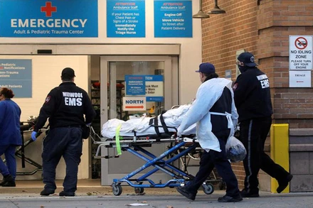 Trung tâm Y tế Maimonides tại New York, Mỹ, ngày 17/11/2020. (Ảnh: Reuters)