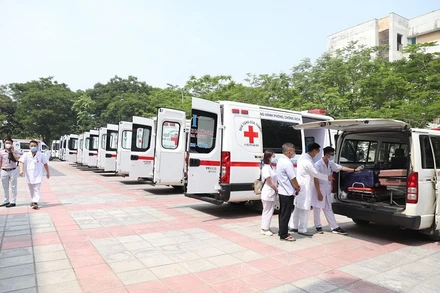 Ngành y tế Hà Nội sẵn sàng phục vụ SEA Games 31. (Ảnh: TTXVN)