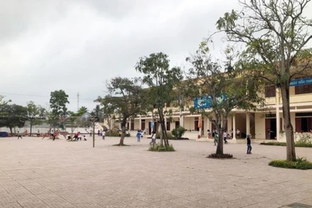 Trường tiểu học Diễn Yên 1. (Ảnh: Báo Nghệ An)