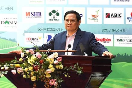Thủ tướng Phạm Minh Chính chủ trì Hội nghị Thủ tướng Chính phủ đối thoại với nông dân Việt Nam năm 2022.