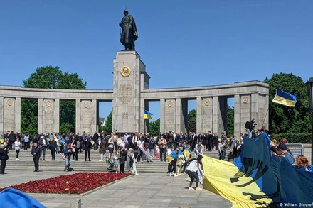 Thủ đô Berlin của Đức tổ chức nhiều hoạt động kỷ niệm 77 năm Chiến thắng phát-xít. (Ảnh: DW)