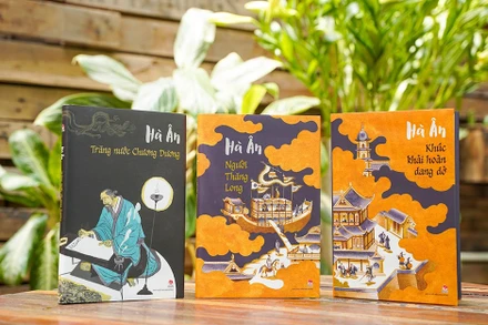 Bộ tiểu thuyết lịch sử của nhà văn Hà Ân. (Ảnh: NXB Kim Đồng)