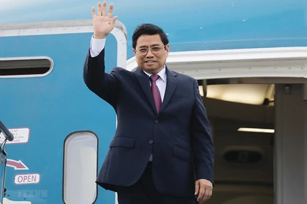 Thủ tướng Phạm Minh Chính lên đường tham dự Hội nghị Cấp cao đặc biệt ASEAN-Hoa Kỳ; thăm, làm việc tại Hoa Kỳ và Liên hợp quốc. (Ảnh: Dương Giang/TTXVN)