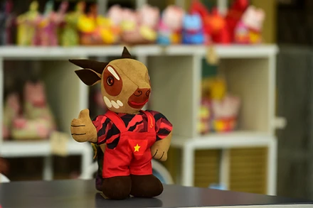 Hàng trăm chú Sao La nhồi bông đồng hành cùng SEA Games 31