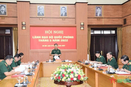 Quang cảnh hội nghị. (Ảnh: Báo Quân đội nhân dân)