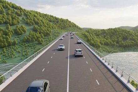 Phối cảnh cao tốc Đồng Đăng-Trà Lĩnh.