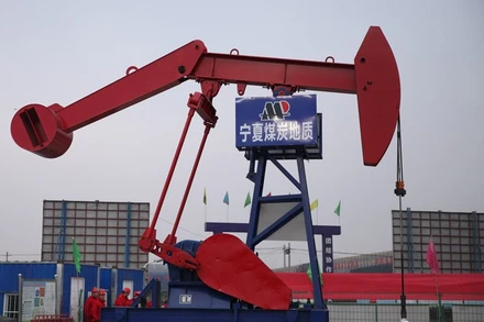 Thăm dò tài nguyên khí than ở Ninh Hạ, miền bắc Trung Quốc. (Ảnh: Nhân Dân Nhật báo)