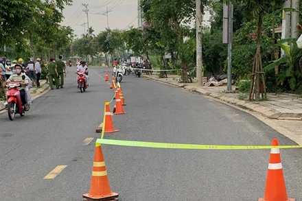 Khu vực xảy ra vụ tai nạn làm 2 người nước ngoài tử vong.