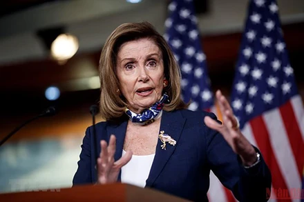 Chủ tịch Hạ viện Mỹ Nancy Pelosi. (Ảnh: THX/TTXVN)