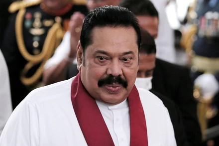 Thủ tướng Sri Lanka Mahinda Rajapaksa. (Ảnh: Reuters)