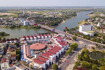 Thành phố Đông Hà đang đổi thay từng ngày. (Ảnh: THÀNH ĐẠT)