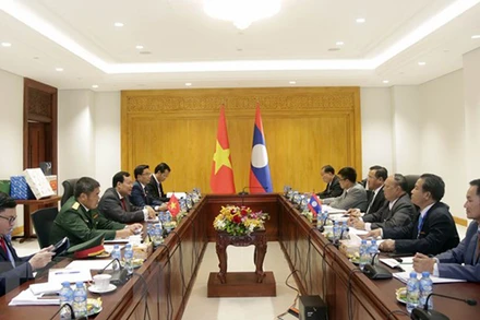 Quang cảnh hội đàm. (Ảnh: Phạm Kiên/TTXVN)