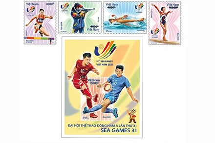 Bộ tem SEA Games 31.