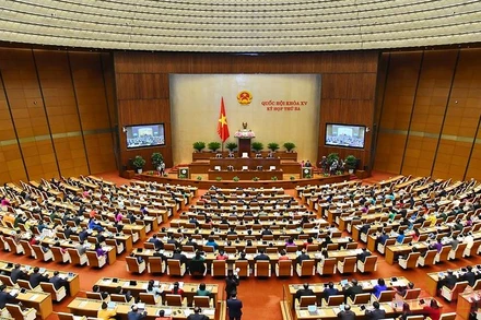 Toàn cảnh phiên khai mạc Kỳ họp thứ 3, Quốc hội khóa XV.