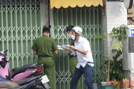 Hiện trường căn nhà nơi xảy ra vụ việc.