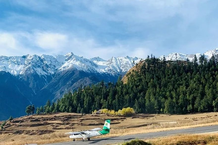Một máy bay DHC-6 Twin Otter của hãng hàng không Tara Air ở Simikot, Nepal. (Ảnh: Reuters)