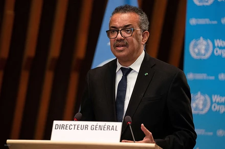 Tổng Giám đốc WHO Tedros Adhanom Ghebreyesus. (Ảnh: AFP/TTXVN)