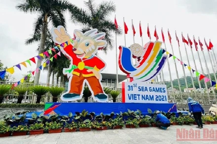 Tất cả các địa điểm thi đấu và đường phố đều được trang hoàng tạo điểm nhấn cho SEA Games 31.