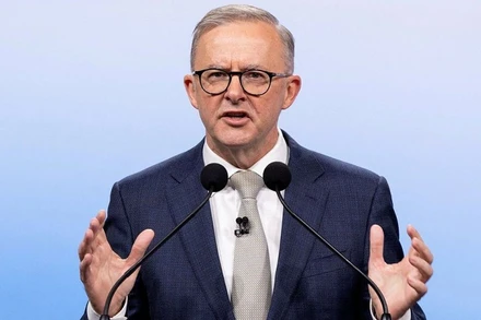 Tân Thủ tướng Australia, ông Anthony Albanese. (Ảnh: Reuters)