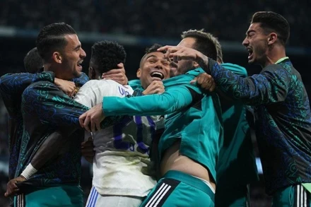 Real Madrid đã làm nên màn ngược dòng khó tin để vào chung kết Champions League. (Nguồn: Getty Images)