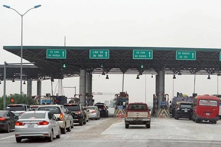 Trạm thu phí cao tốc Pháp Vân-Cầu Giẽ. (Ảnh: baogiaothong.vn)
