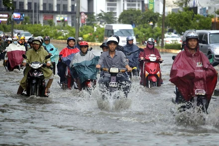 Các tỉnh Nam Bộ nhiều nơi mưa lớn. (Ảnh minh họa)