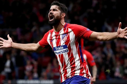 Diego Costa chia tay Atletico sau 215 lần khoác áo, 83 bàn và 36 kiến tạo. (Ảnh: Getty Images)
