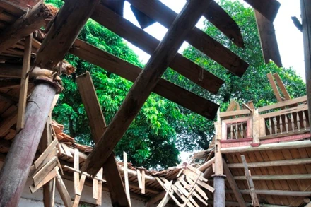 Đình Đại Phúc bị xuống cấp nghiêm trọng.