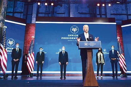 Ông J.Biden bắt đầu công bố danh sách các thành viên nội các mới, báo hiệu những thay đổi chính sách lớn.