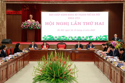 Hội nghị lần thứ hai Ban Chấp hành Đảng bộ TP Hà Nội khóa 17 đã thảo luận, thông qua Chương trình kiểm tra, giám sát nhiệm kỳ 2020 - 2025.