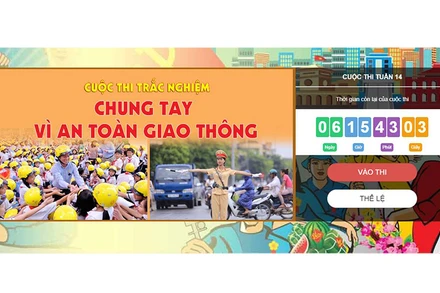 Bạn Lê Văn Tuấn Anh đoạt giải Nhất tuần 13 thi trắc nghiệm “Chung tay vì an toàn giao thông”