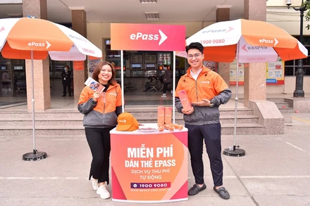 Các điểm gắn thẻ ePass.