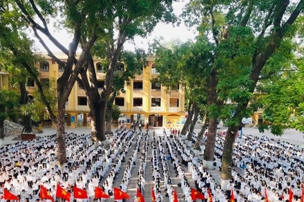 Học sinh THPT (Ảnh minh hoạ: TRường THPT Phan Đình Phùng, Ba Đình, Hà Nội)