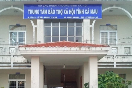 Trung tâm Bảo trợ xã hội Cà Mau. Ảnh: Dân trí.