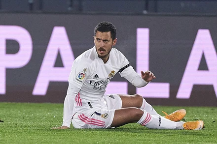 Kể từ khi gia nhập Real, Eden Hazard đã chín lần chấn thương, nghỉ tổng cộng 273 ngày. (Nguồn: Getty Images)