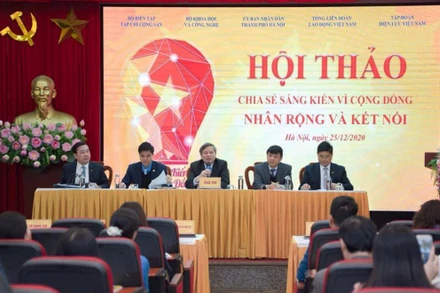 Hội thảo "Sáng kiến vì cộng đồng - Nhân rộng và kết nối" diễn ra ngày 25-12.